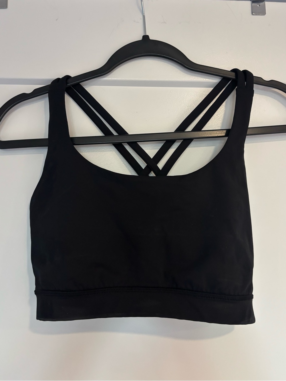 Lululemon Black Strappy Sports Bra